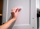 Johnny World The Magna Wizard! - Turn Your Wood Cabinets into a Magnetic Surface - Stay Organized - Place Important Notes and Pictures Where You Will See Them (Thick Wood Cabinets (Raised Panel))