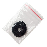 Mixed Square Cassette Tape Machine Recorder Rubber Belt 25/30/35/38/40/45/50/55/60/65MM (1/2 Perimeter) CD DVD Assorted Common Belt Repair Rebuild for Repair Maintenance - Black (Packs of 30)
