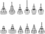 12 Types/24pcs Watch Push Press Button Waterproof Durable Stainless Steel Watch Parts Repair Tool Accessory Kit For Watchmaker Watch repair tools