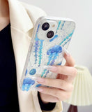 iPhone 15 Case (Military Grade Drop Protection) Phone Case Gifts TPU Shockproof Phone Cover Jellyfish-15