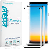 (2 Pack) Screen Protector for Samsung Galaxy Note 8 Tempered Glass Film, 3D Curved Full Screen Coverage, Anti Scratch, Bubble Free