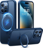 Desert Titanium for iPhone 16 Pro Max Case, [Military Grade Drop Tested][Fit for MagSafe] [Built-in Stand] Translucent Slim Soft Edge Case for iPhone 16 Pro Max 6.9" 2024, Rose Gold