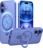 Desert Titanium for iPhone 16 Pro Max Case, [Military Grade Drop Tested][Fit for MagSafe] [Built-in Stand] Translucent Slim Soft Edge Case for iPhone 16 Pro Max 6.9" 2024, Rose Gold