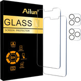 3 Pack Screen Protector for iPhone 16 Pro [6.3 inch] + 3 Pack Camera Lens Protector with Installation Frame,Case Friendly Tempered Glass Film,[9H Hardness][Not for iPhone 16e/16/16 Plus/Pro Max]