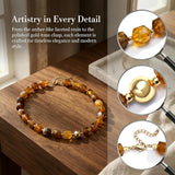 9pcs Chunky Beaded Necklaces for Women Colorful Resin Beaded Choker Necklace Set Layered Bohemia Summer Vacation Jewelry for Beach Party Daily Wear for Trendy Women