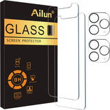 3 Pack Screen Protector for iPhone 16 Pro [6.3 inch] + 3 Pack Camera Lens Protector with Installation Frame,Case Friendly Tempered Glass Film,[9H Hardness][Not for iPhone 16e/16/16 Plus/Pro Max]