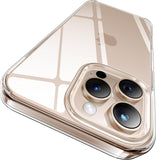iPhone 15 Pro Case Crystal Clear, [Never Yellow Technology] [Military-Grade Protection] Transparent Slim Cover Women Men for iPhone 15 Pro Phone Case 6.1 inch, Clear