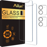 3 Pack Screen Protector for iPhone 16 Pro [6.3 inch] + 3 Pack Camera Lens Protector with Installation Frame,Case Friendly Tempered Glass Film,[9H Hardness][Not for iPhone 16e/16/16 Plus/Pro Max]