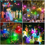Hanging Solar Glass Ball Lights(4PCS)
