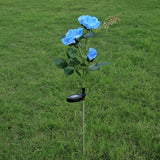 Solar Powered LED Rose Light