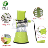 Manual Vegetable Cutter Slicer with Multifunctional Round Slicer