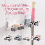 Mop Brush Holder Rack Wall Mount Storage Hook