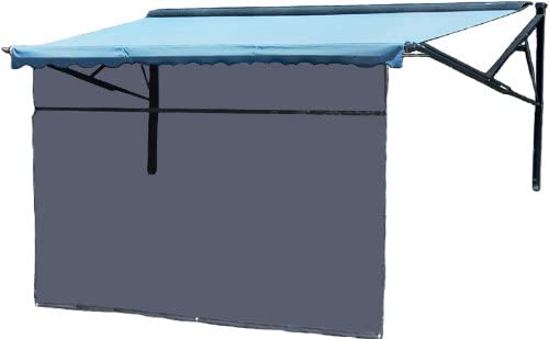 17' x 8' Charcoal Vista Shade w/Zipper