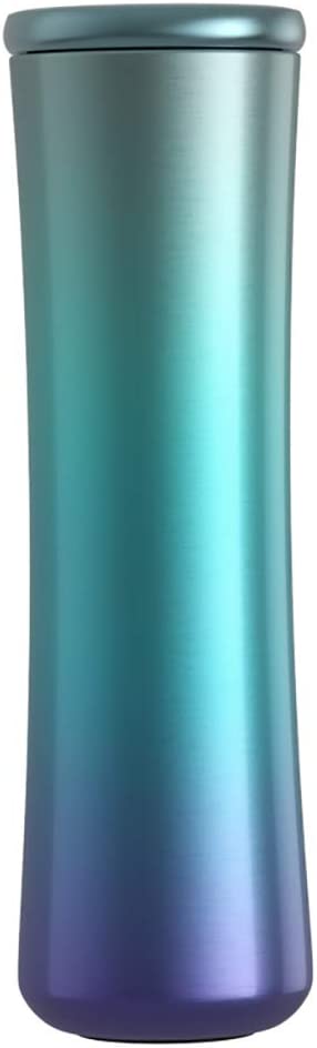 Creative high-end water cup 450ml capacity 316 stainless steel vacuum flask,Gradient purple,450ml