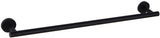GERZWY Bathroom Towel Bar 18" Stainless Steel Towel Bar Matte Black Contemporary Style Wall Mount for Bath Kitchen AG1101C45-BK
