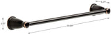 Franklin Brass Kinla Towel Bar Accessory Set, Oil Rubbed Bronze Bathroom Towel Holder, Bathroom Accessories, KIN5PC-ORB