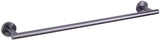 GERZWY Bathroom Towel Bar 18" Stainless Steel Towel Bar Matte Black Contemporary Style Wall Mount for Bath Kitchen AG1101C45-BK