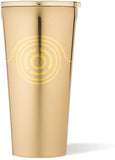 Corkcicle 16oz Tumbler - VIP Collection - Triple Insulated Stainless Steel Travel Mug, Luxe Leopard