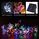 Solar-Powered String Lights (Blossom Flower)