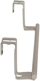 Spectrum Diversified Door Bar No-Installation Kitchen, Cabinet Rack With Padded Brackets, Bathroom Towel Stand, Brushed Nickel
