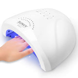 UV LED Nail Lamp, Gel Nail Light for Nail Polish 48W UV Dryer with 3 Timers SUNone