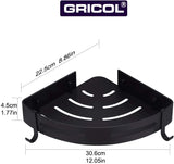 Gricol Bath Corner Shower Shelves Adhesive Caddy