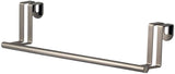 Spectrum Diversified Door Bar No-Installation Kitchen, Cabinet Rack With Padded Brackets, Bathroom Towel Stand, Brushed Nickel