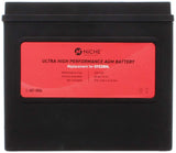 NICHE Battery for GYZ20HL AGM Sealed Maintenance Free 320CCA 12V Factory Activated ATV Motorcycle Honda Polaris Yamaha