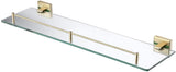KES Bathroom Glass Shelf 1 Tier Shower Caddy Bath Basket Stainless Steel RUSTPROOF Wall Mount Brushed Finish, A2420A-2
