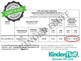 Kinder Fluff Car Window Sunshades (4X)-The Only Certified Sunshade to Block 99.79% UVA & 99.95% UVB -Mom's Choice Gold Award Winner- 120GSM & 15S Static Film Sun Shades