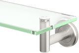 Gatco 4296 Latitude II 20-Inch Glass Shelf, Satin Nickel