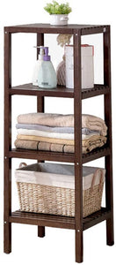 IOTXY Bathroom 3-Tier Towel Shelves, 100% All Solid Wood Storage Rack, Shower Room Floor Shelf, Multifunctional Organizer, Easy Assembly (2nd Generation), White