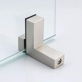 KES 16 Inch Bathroom Wall Shelf Tempered Glass Shelf Wall Mounted Brushed Nickel Finish, BGS3201S40-2