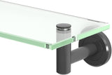 Gatco 4296 Latitude II 20-Inch Glass Shelf, Satin Nickel