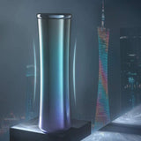 Creative high-end water cup 450ml capacity 316 stainless steel vacuum flask,Gradient purple,450ml