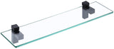 KES 16 Inch Bathroom Wall Shelf Tempered Glass Shelf Wall Mounted Brushed Nickel Finish, BGS3201S40-2