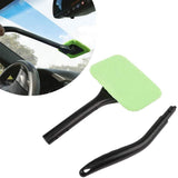 Car Window Cleaner, Windshield Cleaning Tool Auto Glass Cleaner Wiper Cars Interior Exterior Windshields Windows Clean, Come with 5 Pads Washer Towel and 30ml Spray Bottle, Use Wet or Dry