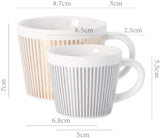 Mirror Reflection Coffee Mug,Creative Mirror Reflection Cup Horse Mug,Ceramic Tea Cup and Saucer Set 90Ml-220Ml (Gold, 220ML)