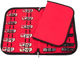 Pocket Knife Storage Case, Folding Knife Pouch Carrier Holder,40 Slots Small Knife Carrying Cases ,Versatile Knife Collection For Survival, Tactical, Outdoor, EDC Mini Knife