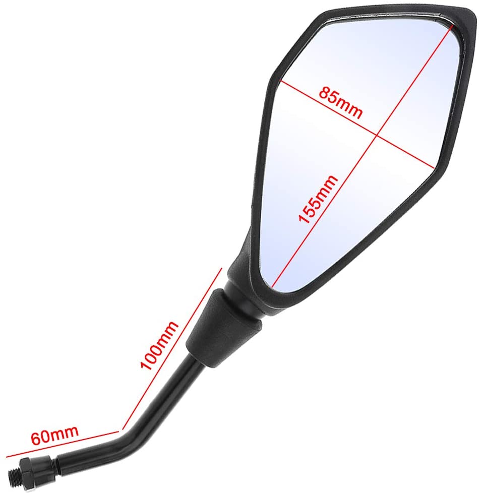 MZS ATV Mirrors Universal Rear View 7 8 Handlebar Mount Side Compati YAOTENG INTERNATIONAL
