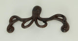 Moby Dick Specialties Brown Cast Iron Octopus Drawer or Cabinet Door Pulls Set of 8
