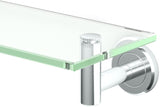 Gatco 4296 Latitude II 20-Inch Glass Shelf, Satin Nickel