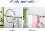 Self Adhesive Towel Bar Racks , Towel bar,Towel bar Rack, Towel bar with Shelf,Towel bar for barthroom,Towel bar Racks for Bathroom, Towel bar Racks for Kitchen,Tower bar Racks with Shelf (17 inch)