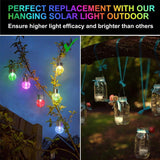 Hanging Solar Glass Ball Lights(4PCS)