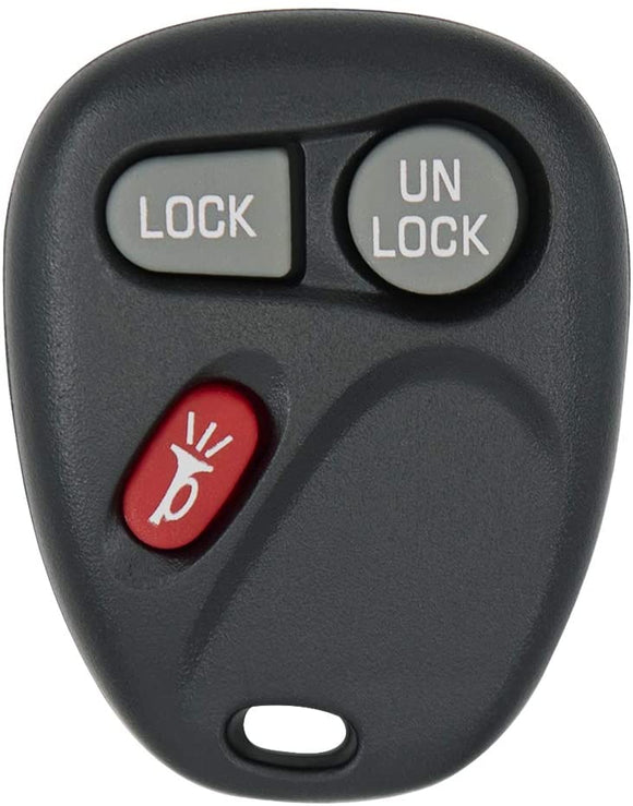 Keyless2Go Replacement for Keyless Entry Car Key Fob Vehicles That Use 3 Button KOBLEAR1XT 15042968 Remote, Self-programming