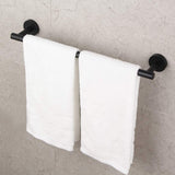 GERZWY Bathroom Towel Bar 18" Stainless Steel Towel Bar Matte Black Contemporary Style Wall Mount for Bath Kitchen AG1101C45-BK