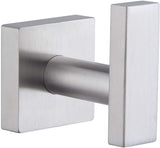 Bathroom Towel Hook, Angle Simple SUS304 Stainless Steel Bath Towel Holder, Heavy Duty Garage Wall Hook, Single Robe Coat Hook Polished Chrome