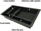 Center Console Organizer Compatible with 2014 2015 2016 2017 2018 Chevy Silverado Tahoe Suburban and GMC Sierra Yukon Tray Accessories Armrest Storage-Full Console w/Bucket Seats ONLY