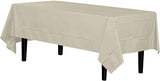 12-Pack Premium Plastic Tablecloth 84in. Round Table Cover - Lavender
