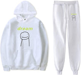 Fashion Casual Hooded Pants Tracksuit Set for Men Women
